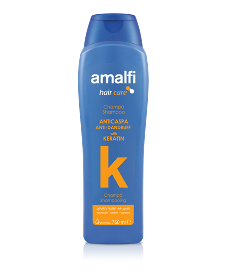 Picture of Keratin shampoo against dandruff 750 ml. Amalfi